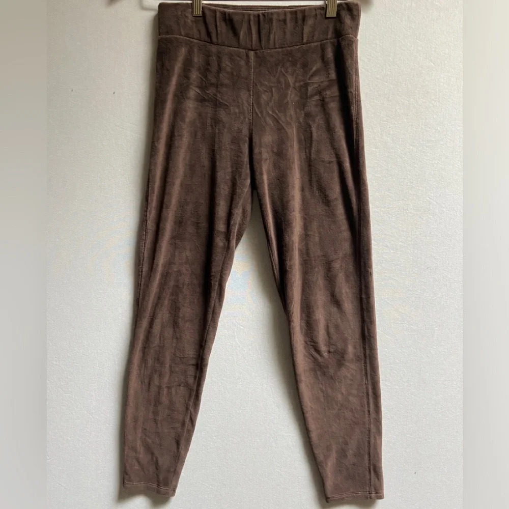 Sunday Best Aritzia Brown Velour Pull On Joggers Pants M